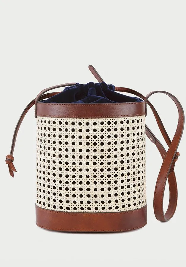 Pablo basket velvet blue