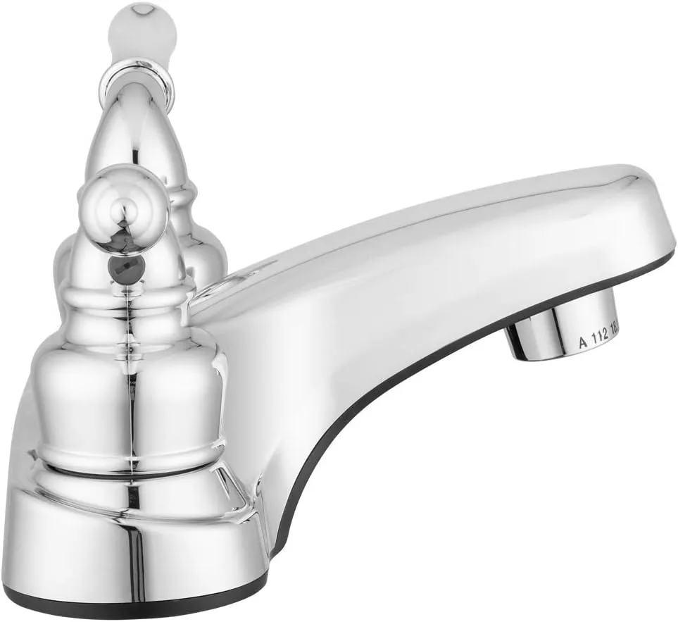 Pacific Bay Lynden Bathroom Sink Faucet - Metallic Plating Over Lightweight ABS Plastic (Chrome)