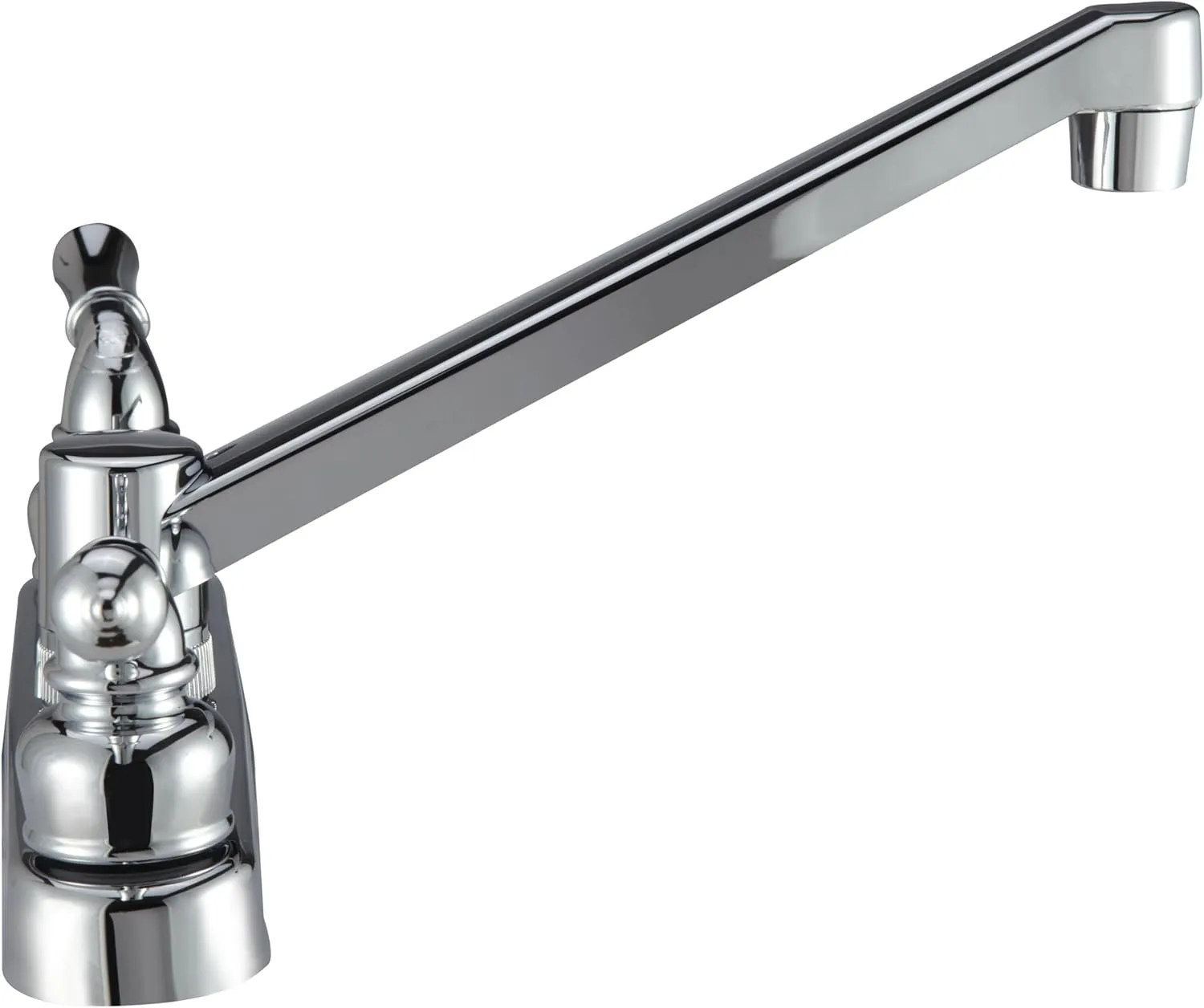 Pacific Bay PB-K14CP Kitchen Sink Faucet with Classic Levers - Metallic Plating Over ABS Plastic (Polished Chrome)