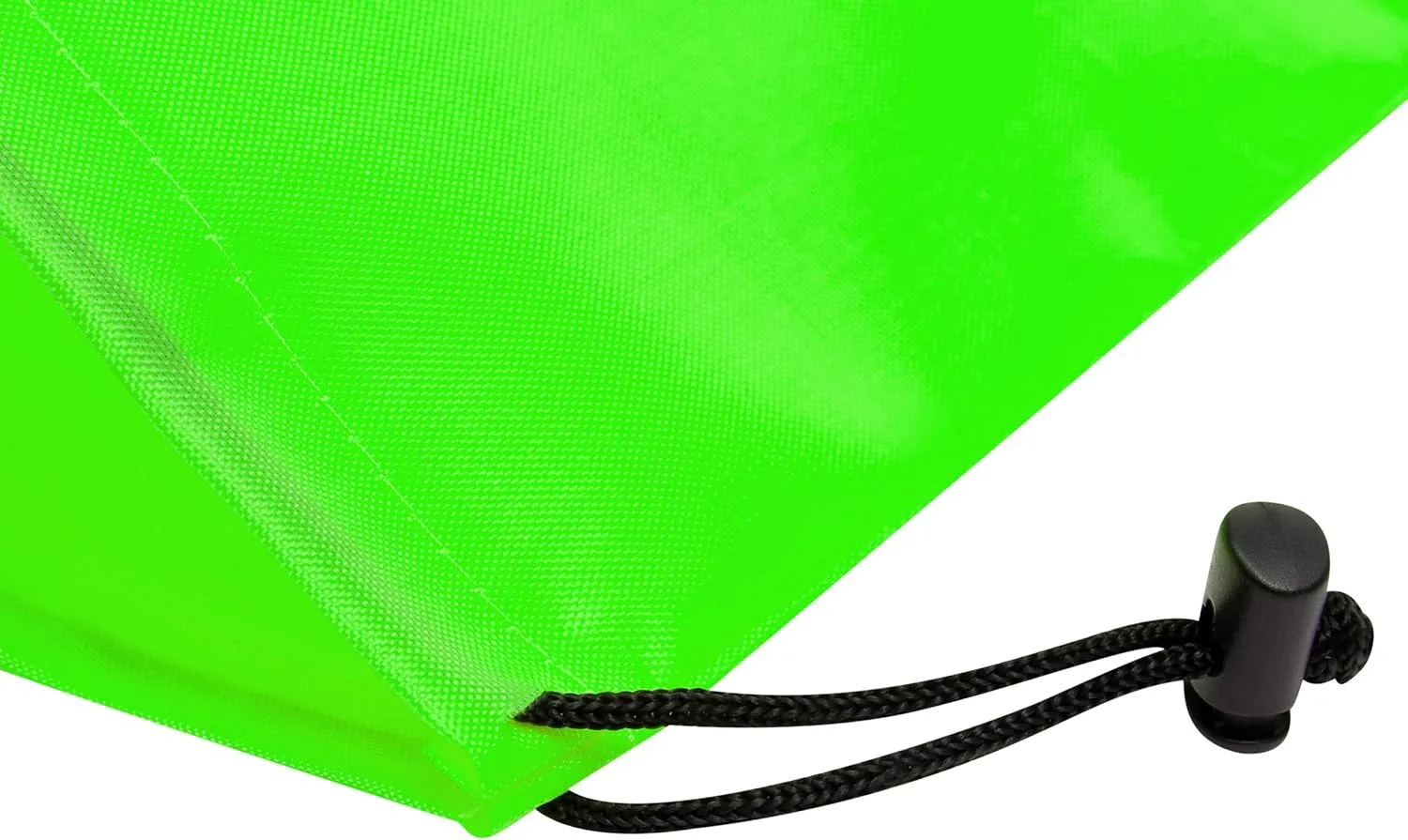 PALTERWEAR Drawstring Bag - Nylon Cinch and Ditty Stuff Pouch with Toggle (8 x 11-12 pack, Green)