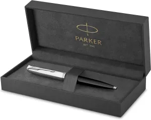 Parker 51 Ballpoint Pen Black Barrel with Chrome Trim Medium Point with Black Ink Refill Gift Box