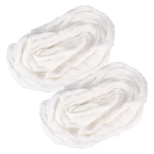 PartyKindom 2 Packs Salon Cotton Roll Makeup Beauty Supplies Soft Cotton Balls for Facial Manicure Hair Perm