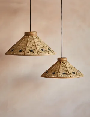 Pendant Rattan Ceiling Light - Two sizes available