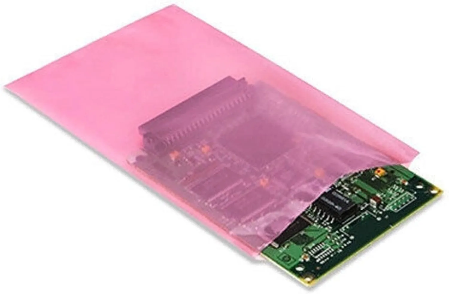 Pink Anti-Static Plastic Flat Bags - 6 x 12 & (100 Bags) 4 Mil Heavy Duty Plastic Bags | Heat Sealable Bags for Packaging Products | Plastic Baggies for Small Businesses