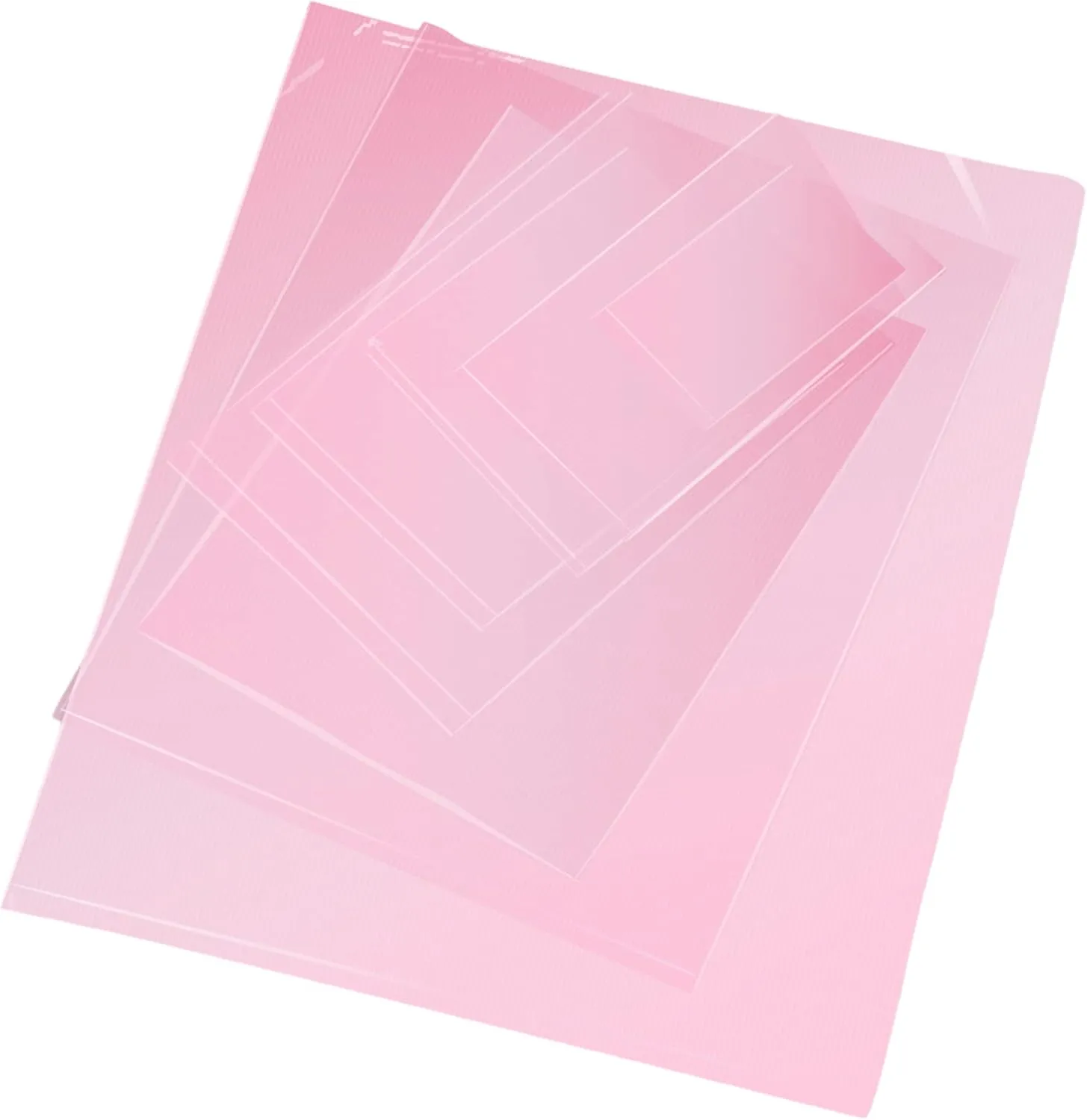 Pink Anti-Static Plastic Flat Bags - 6 x 12 & (100 Bags) 4 Mil Heavy Duty Plastic Bags | Heat Sealable Bags for Packaging Products | Plastic Baggies for Small Businesses