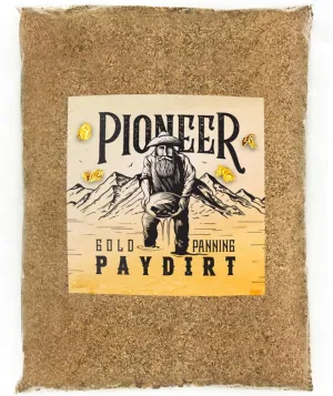 PIONEER GOLD Paydirt Panning Pay Dirt Bag - Gold Prospecting Concentrate Large