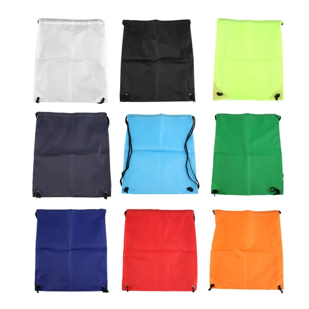 Plain Waterproof Drawstring Bag