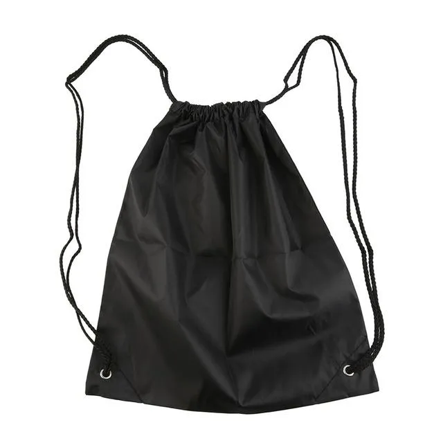 Plain Waterproof Drawstring Bag
