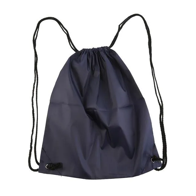 Plain Waterproof Drawstring Bag