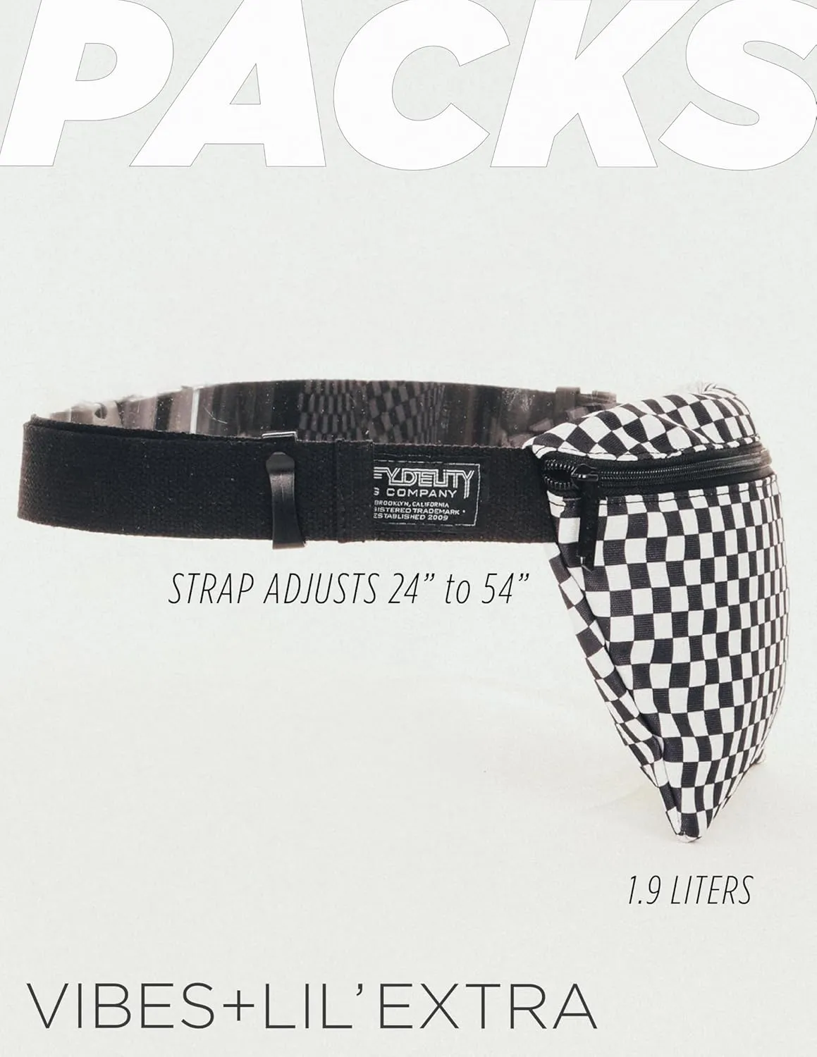 Plus Size Checkered Fanny Packs for Women – Large Black and White Checkered Crossbody Bags for Women | USE: 90s Rave Checkered Belt Bag, 80s Festival Fanny Pack, Mens Travel Waist or Bum Bag
