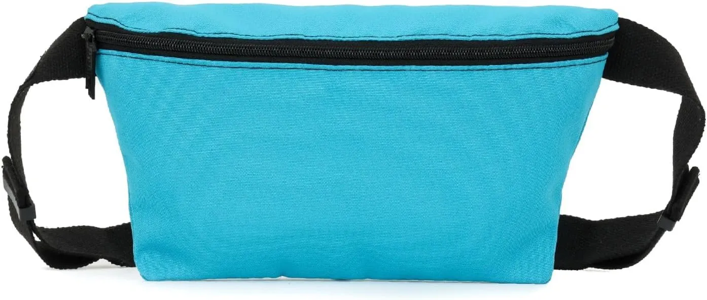 Plus Size Fanny Packs for Women – 80s/90s Large Bum Bag – Unisex Crossbody Waist Belt Bag for Travel, Festivals, Sports & Daily Use – Waist Belt Bag for Women | Daily Teal