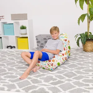 Posh Creations Bean Bag Chair for Kids and Teens -Twist Chair Medium 100L Size, 100L - Medium Twist
