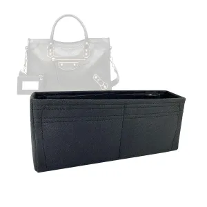 Premium Bag Organizer for Balenciaga Motorcycle Classic City (Small/Bag Length: 30cm) (Handmade/20 Color Options) [Purse Organiser, Liner, Insert, Shaper]