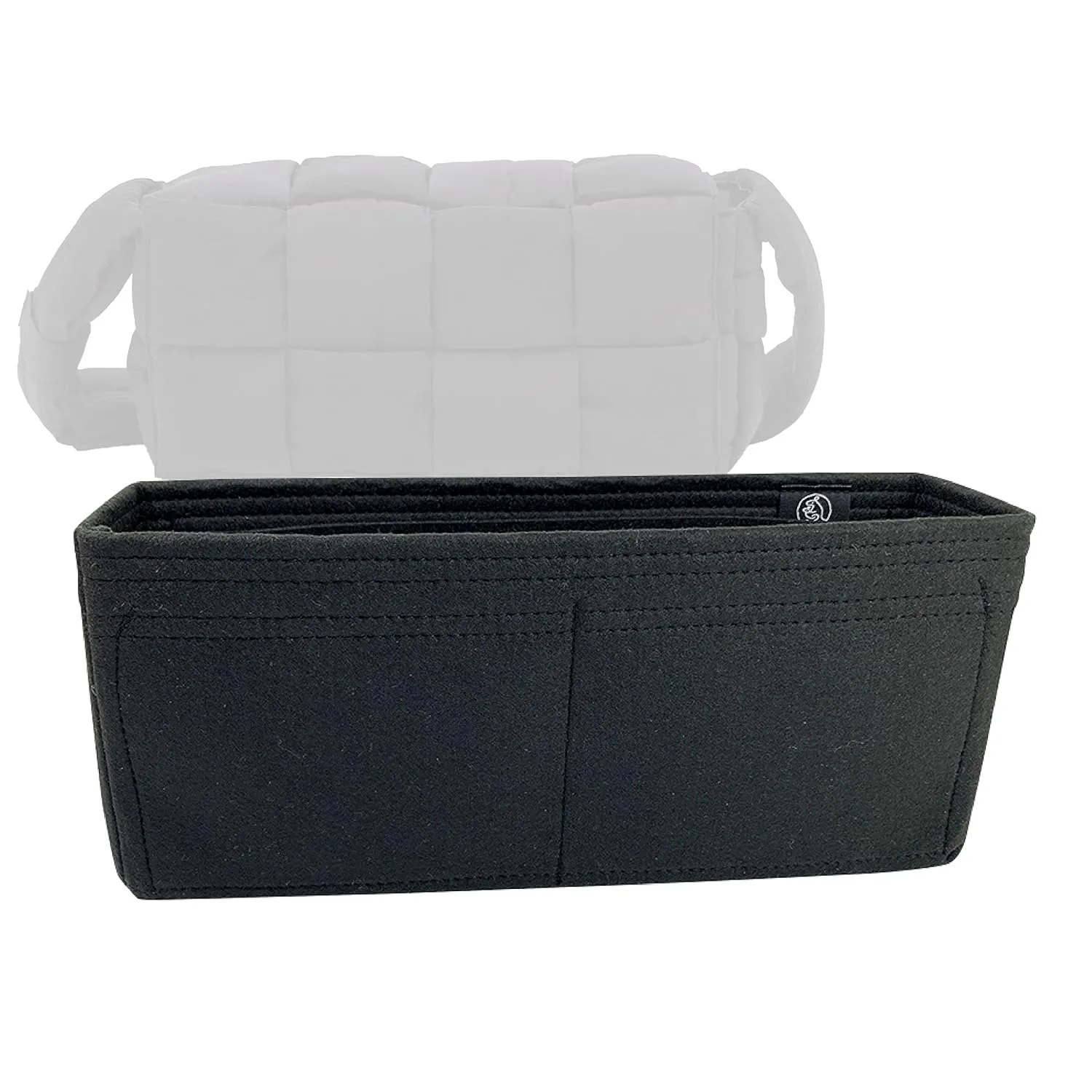 Premium Bag Organizer for Bottega Veneta Padded Tech Cassette (Handmade/20 Color Options) [Purse Organiser, Liner, Insert, Shaper]