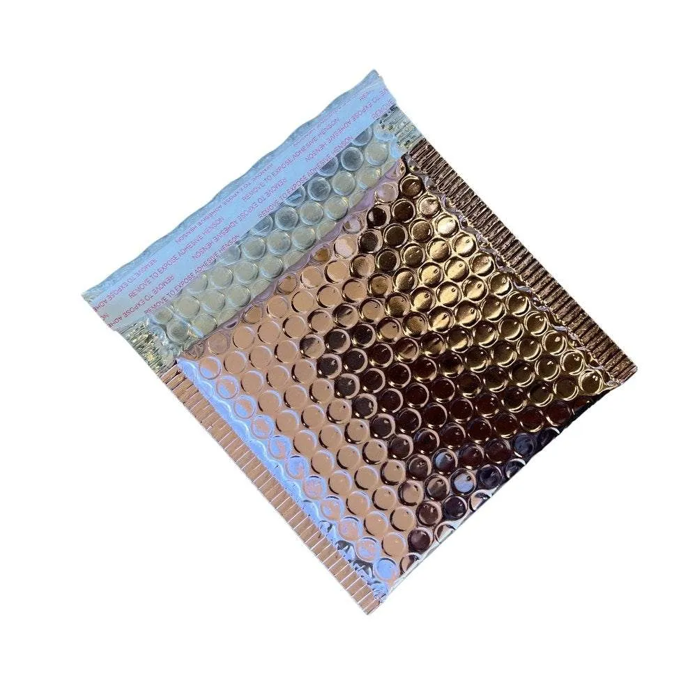 Premium Metallic Bubble Mailer 00 130 x 130mm Rose Gold