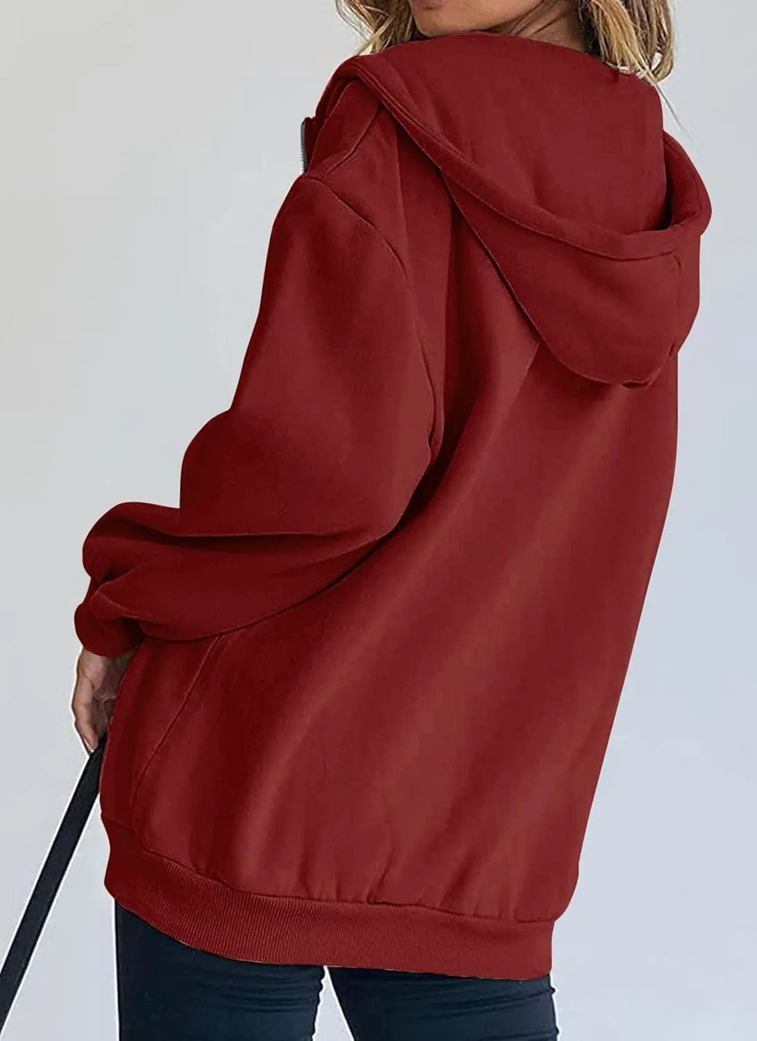 PRETTYGARDEN Women's Zip Up Y2K Hoodies Casual Long Sleeve Track Jackets with Pockets