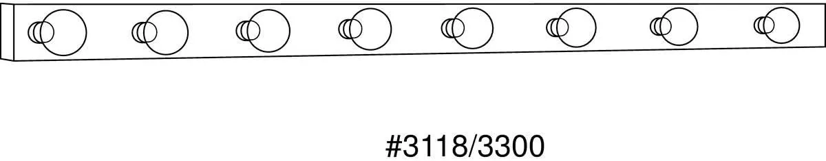 Progress Lighting P3118-15 Broadway Bath & Vanity, 60-Inch Width x 4-1/4-Inch Height, Chrome