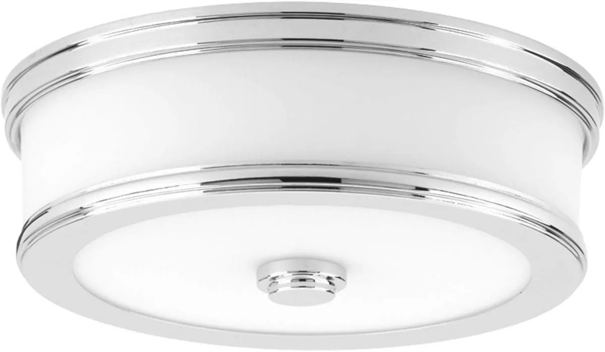 Progress Lighting P350085-015-30 Bezel LED Flush Mount, Polished Chrome