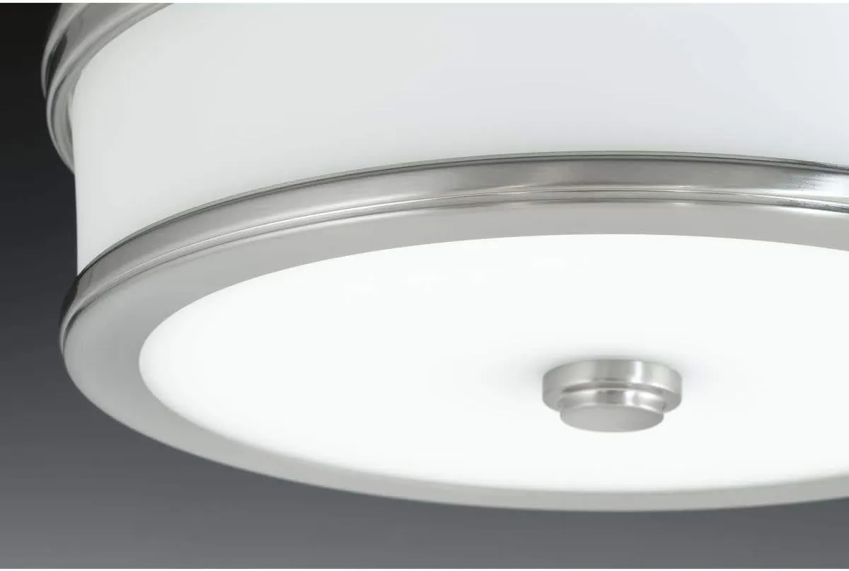 Progress Lighting P350085-015-30 Bezel LED Flush Mount, Polished Chrome