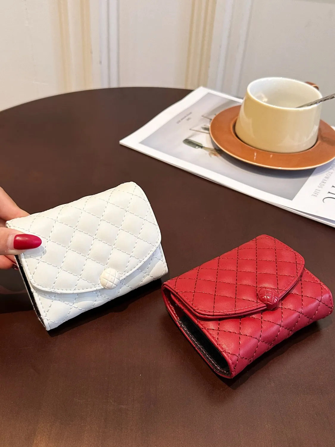 PU Leather Solid Color Wallet