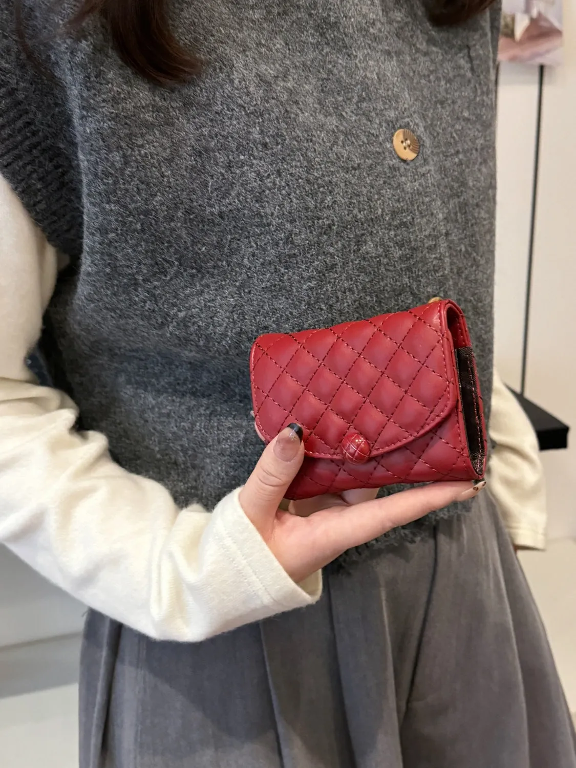 PU Leather Solid Color Wallet