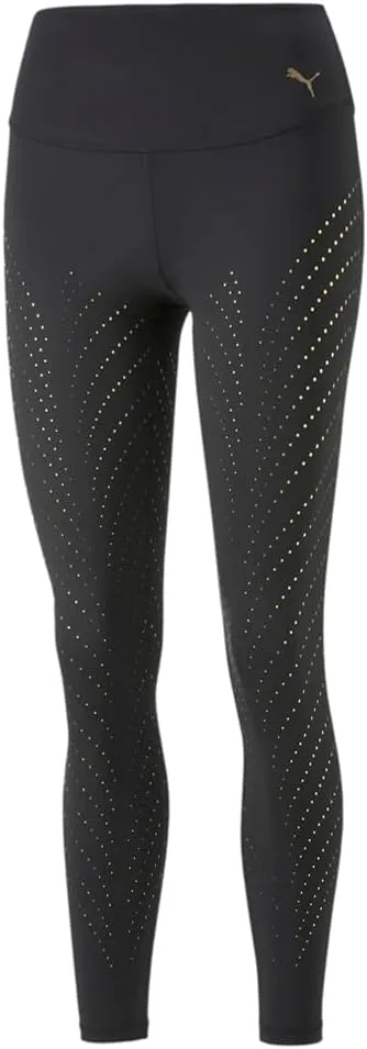PUMA Womens Forever Luxe Ellavate Graphic High Waisted 78 Athletic Leggings Training Casual Moisture Wicking - Black - Size XS