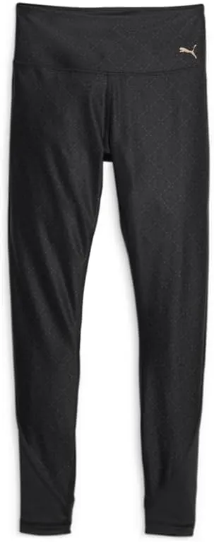 PUMA Womens Logo Love High Waist Leggings Training Casual - Black - Size L
