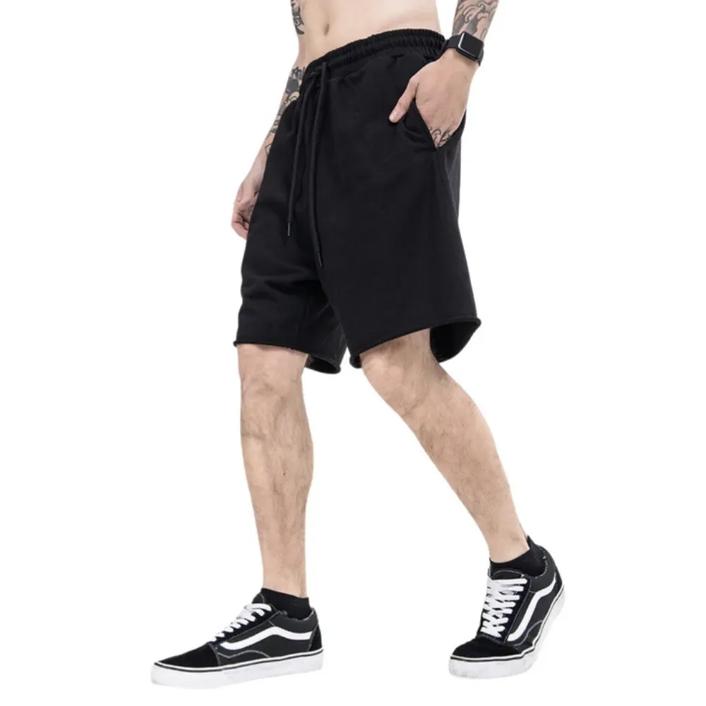 "Casual Solid Color Drawstring" Shorts
