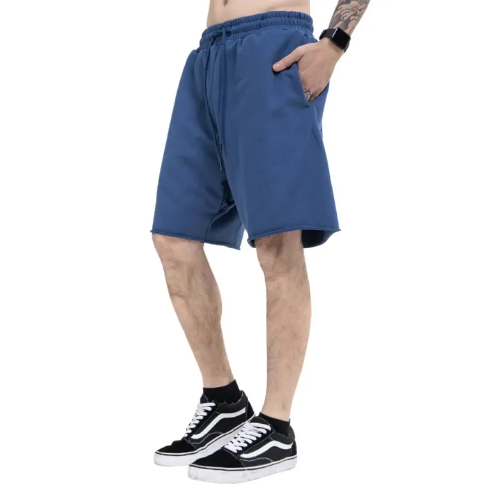 "Casual Solid Color Drawstring" Shorts