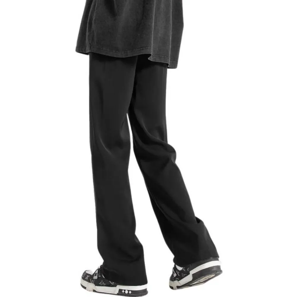 "Casual Solid Color Drawstring" Sweatpants