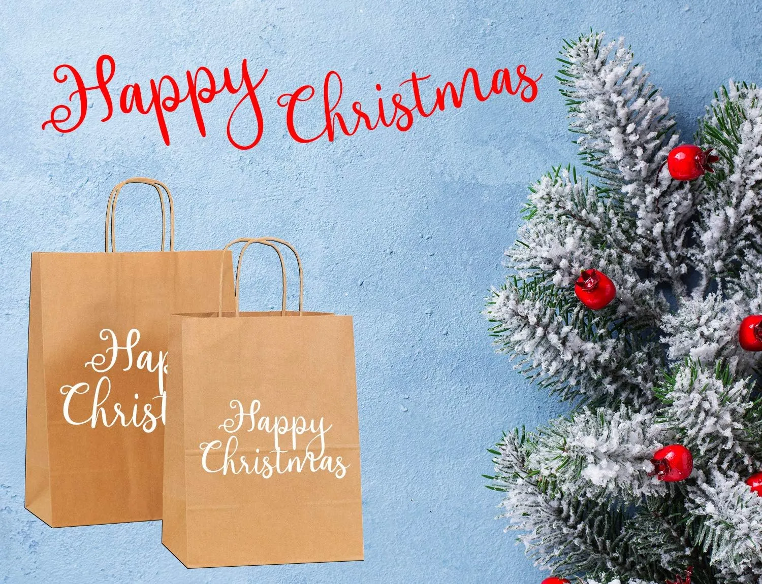 QUTUUS Brown Paper Bags with Handles Bulk 8x4.75x10.5 100 pcs Brown Paper Gift Bags Bulk, Kraft Paper Bags, Kraft Bags, Shopping Bags, Party Bags, Retail Bags, Paper Bag