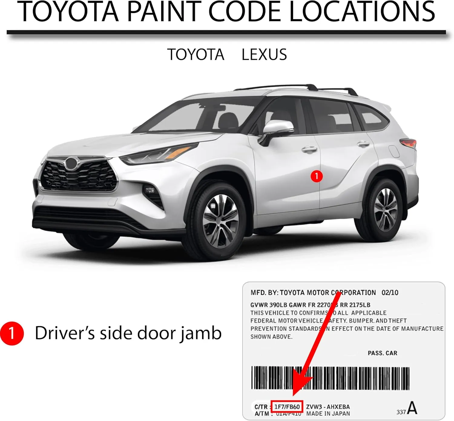 R&E Paint Supply Compatible with Toyota 8R9, Oceanus Metallic/Pearl Automotive Paint, Gallon