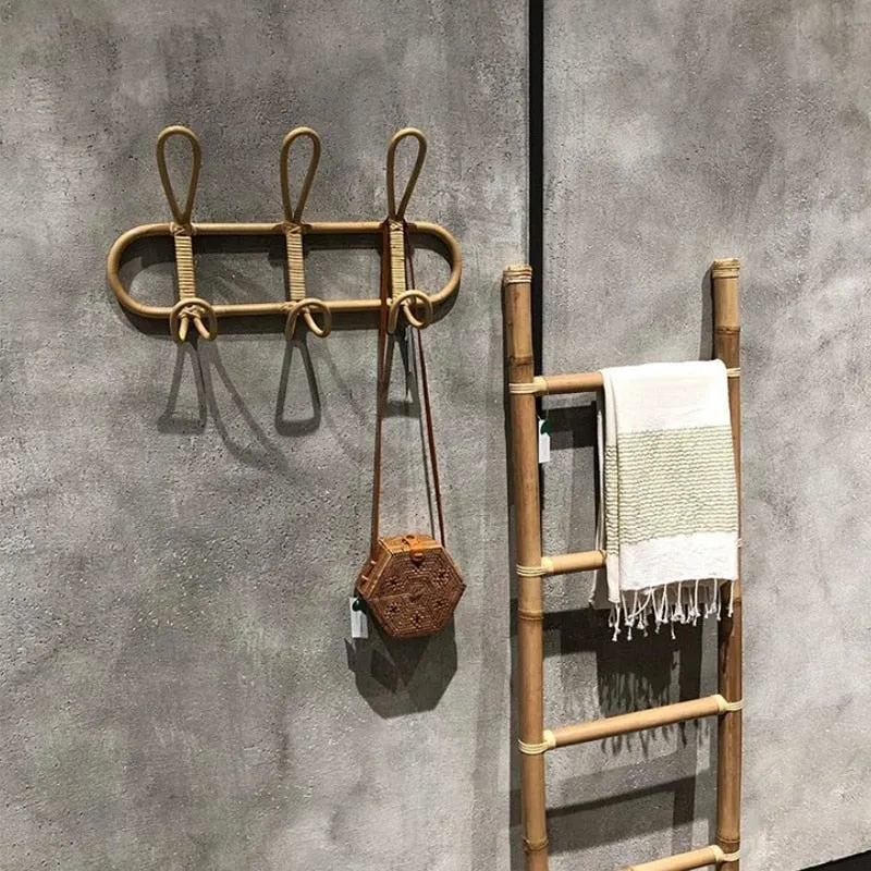 Rattan Garments Hanging Hook