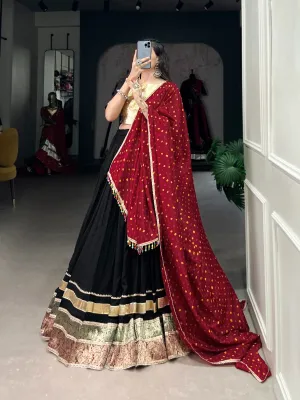 Rayon Jeckard Emboss work Navratri Special Chaniya Choli