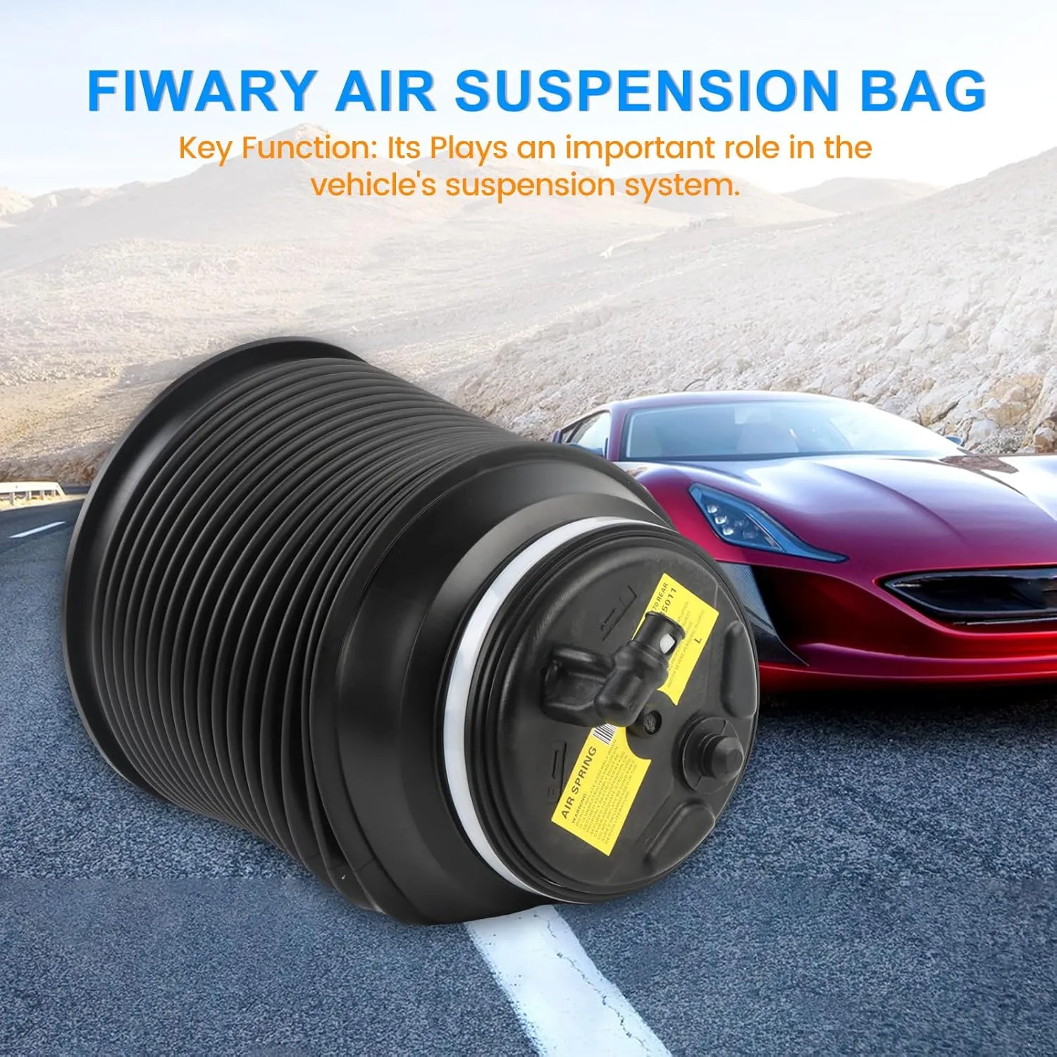 Rear Left Air Suspension Bag fits for Lexus GX470 2002-2009, GX460 2010-2012, for 4Runner 2002-2009 Replace OE 4809035011 4809035010