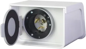 Reliance Controls Non-Metallic Power Inlet Box, Amps 50
