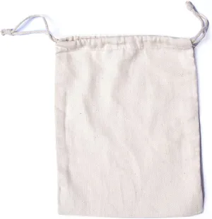 Reusable Eco friendly 12x18 Inches Cotton Thick Double Drawstring Muslin Bags "premium quality (Natural Color)- 25 count pack