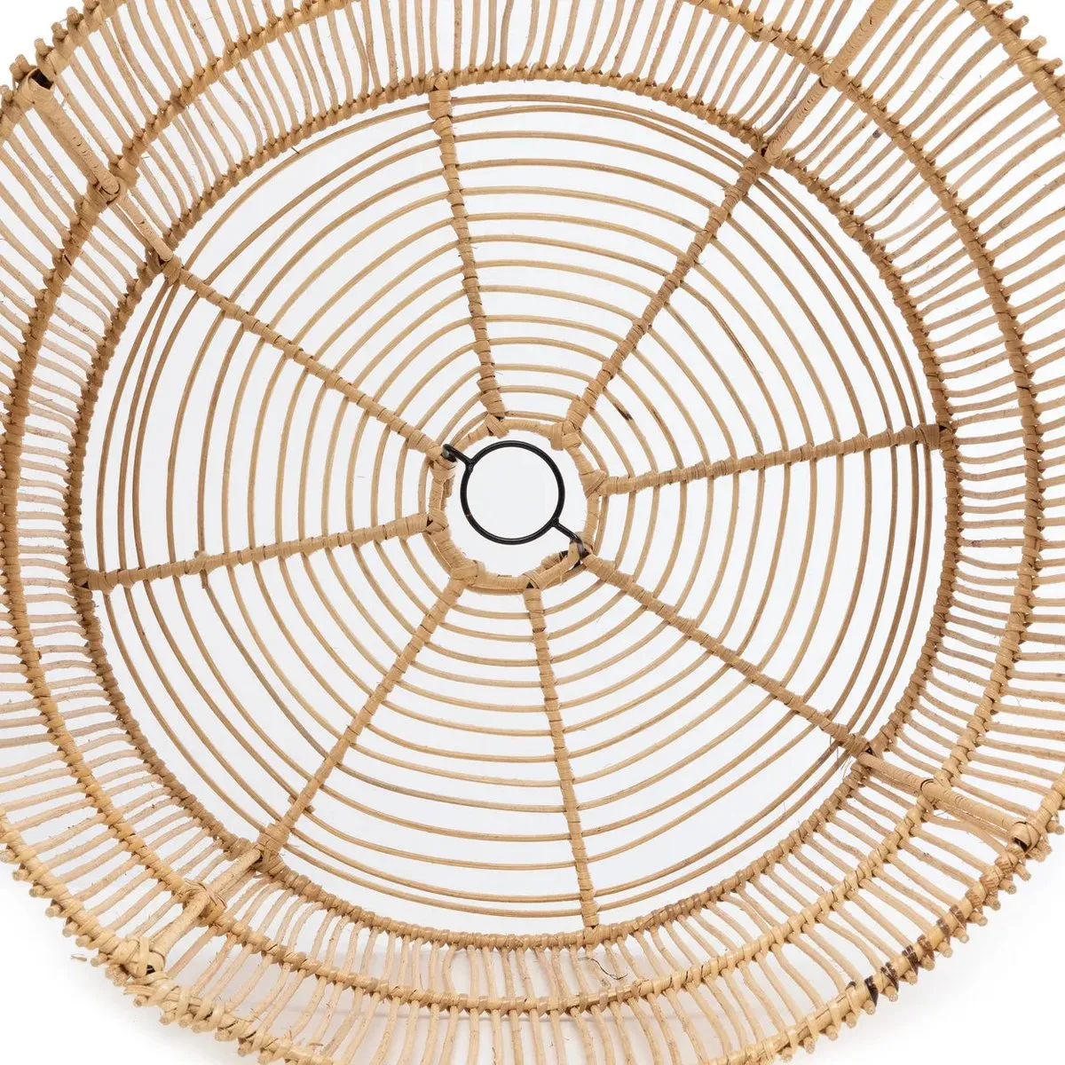Rootz Chacha Pendant Light - Rattan Lamp - Cone Wicker Shade - Elegant Design - 45cm x 50cm x 45cm