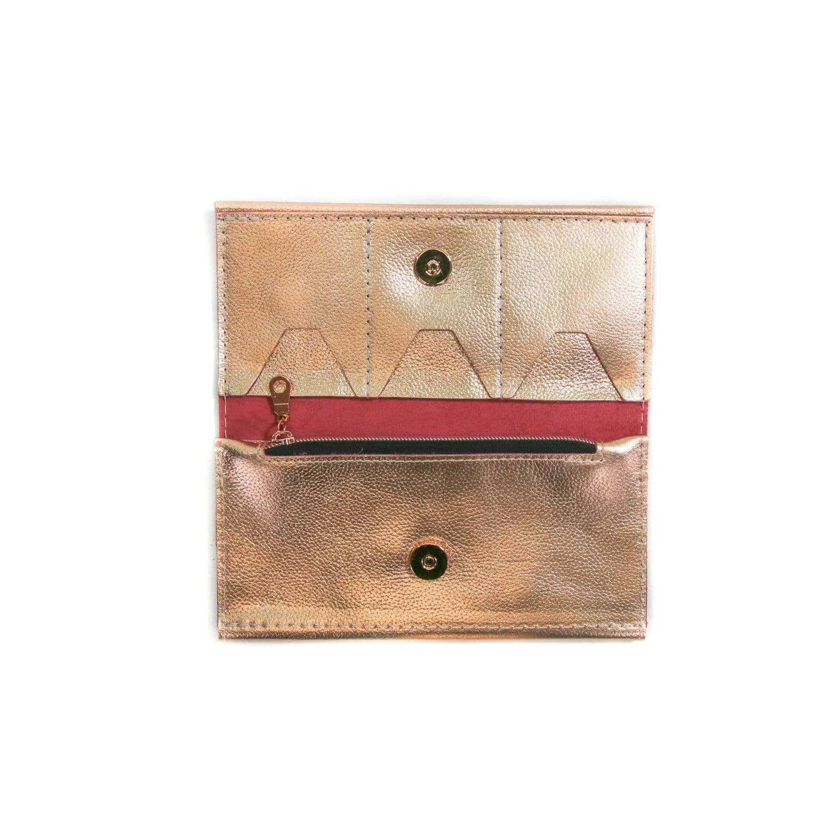 Rose Gold Leather Wallet