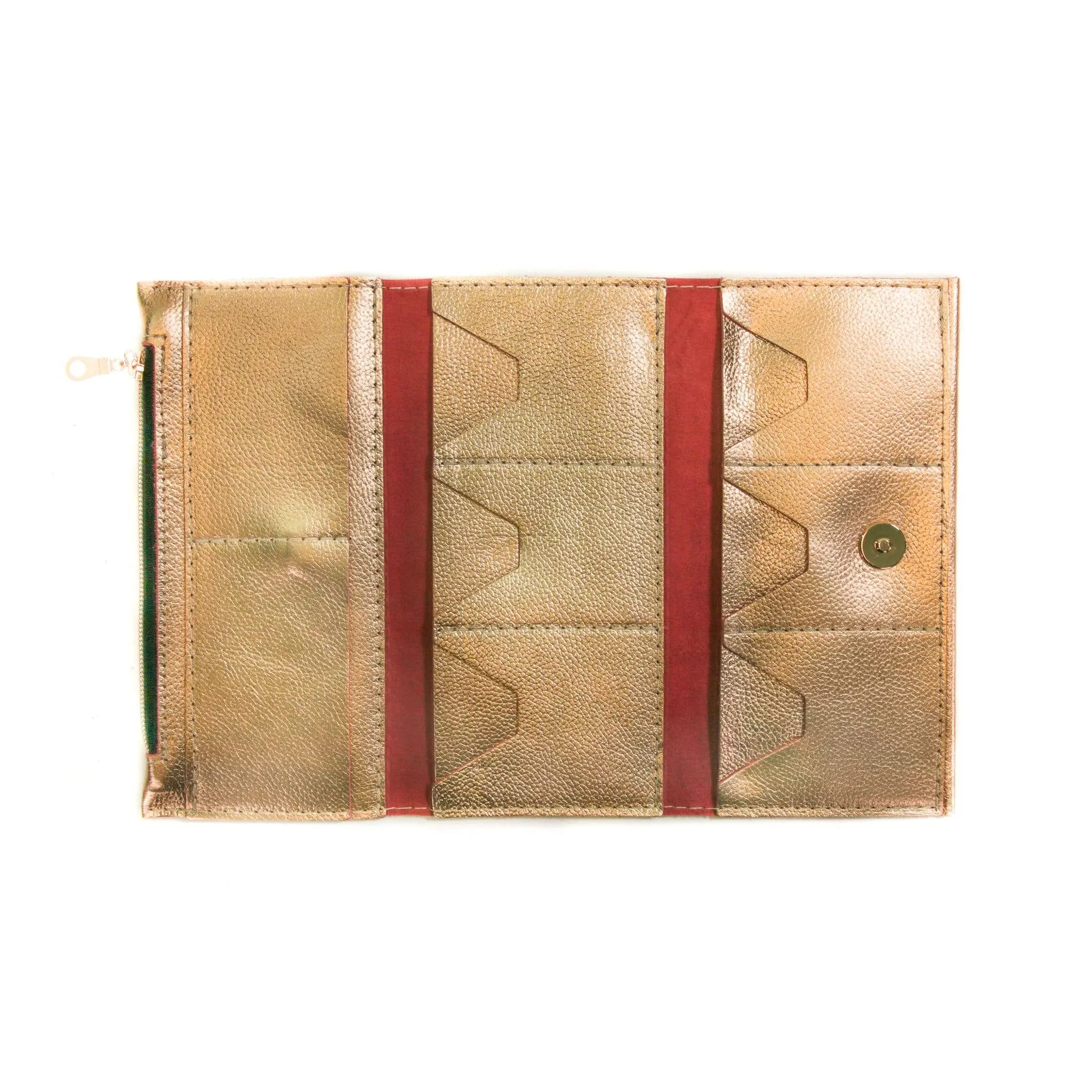 Rose Gold Leather Wallet