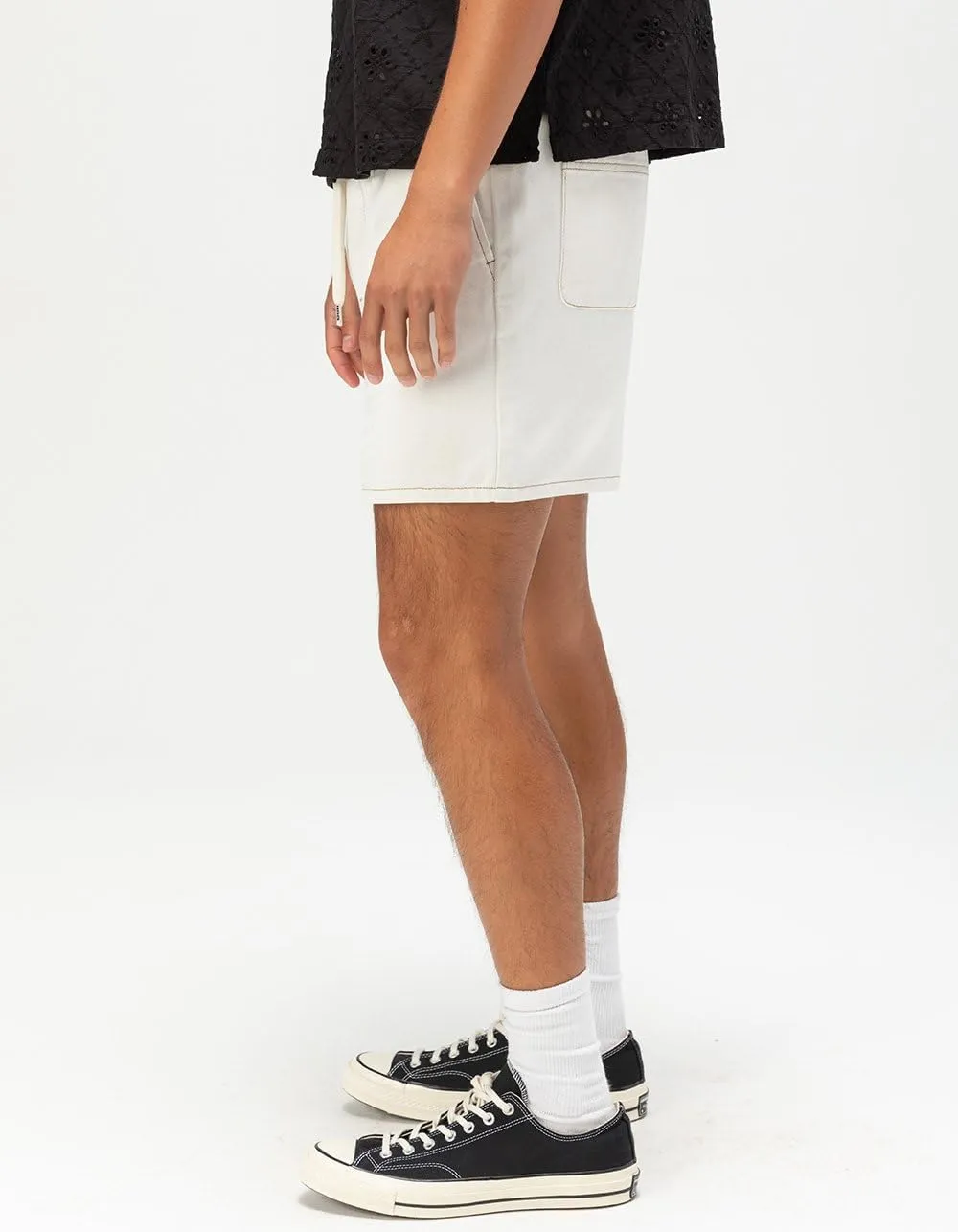 Rsq Mens Twill Pull On Shorts