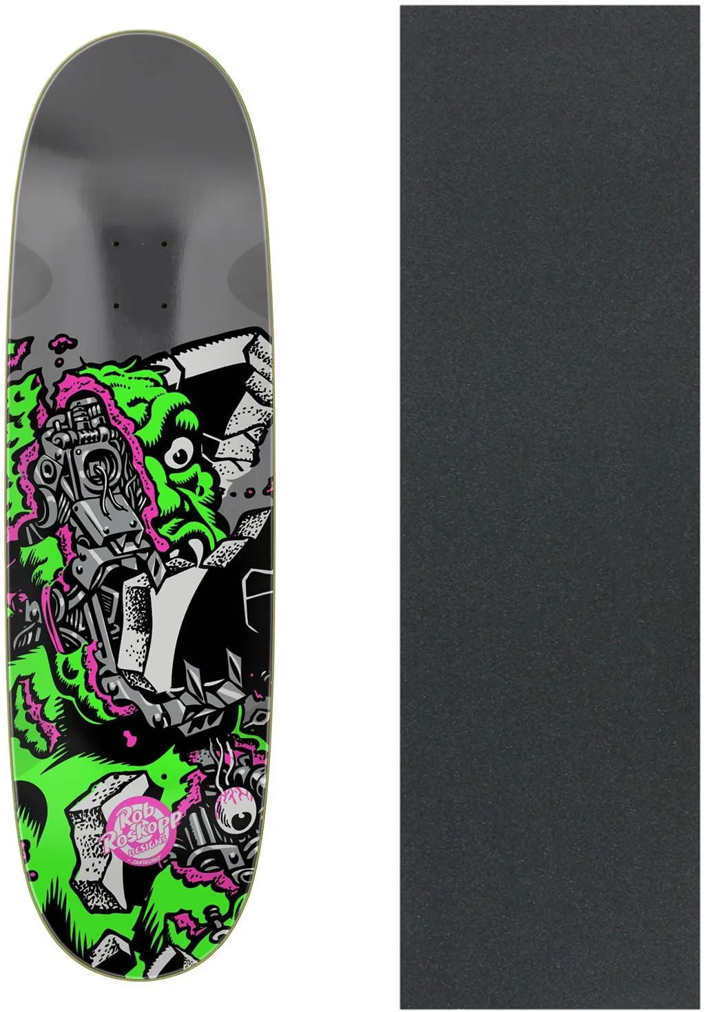Santa Cruz Skateboard Deck Roskopp Macro VX Egg 9.0" x 32" with Grip