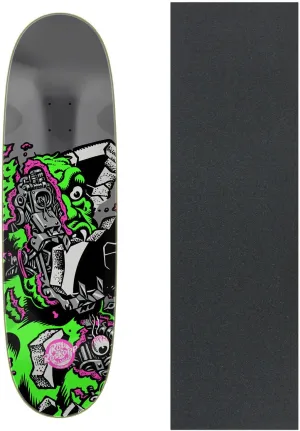 Santa Cruz Skateboard Deck Roskopp Macro VX Egg 9.0" x 32" with Grip