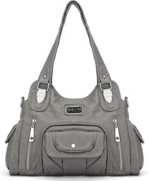 Scarleton Purses for Women Large Hobo Bags Washed Vegan Leather Shoulder Bag Satchel Tote Top Handle Handbags, H1292