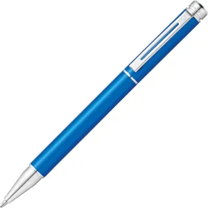 Sheaffer 200 Chrome Trim Ballpoint, Matte Metallic Blue (E2915551)