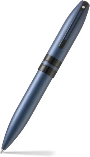 Sheaffer Icon Metallic Blue with Gloss Black PVD Appts. Ball Point Pen, E2911051