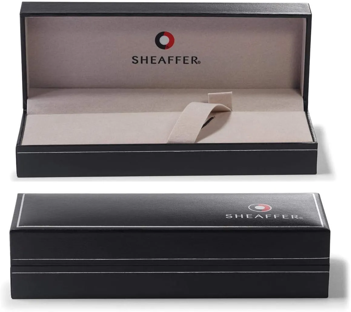 Sheaffer Prelude Gloss Black Ballpoint Pen with Gun Metal Tone PVD Trim