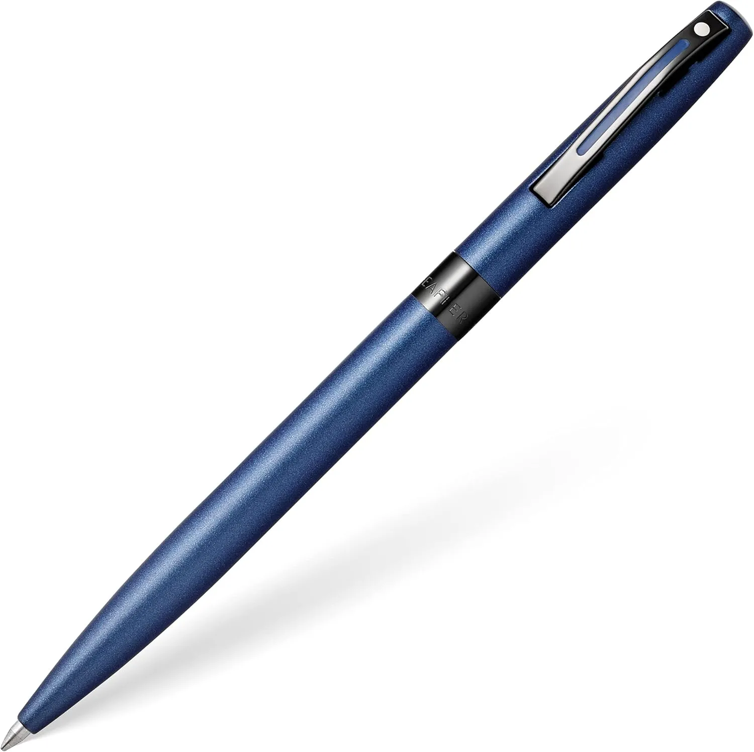 Sheaffer Reminder Matte Metallic Blue w/Glossy Black PVD Appointments Ballpoint Pen