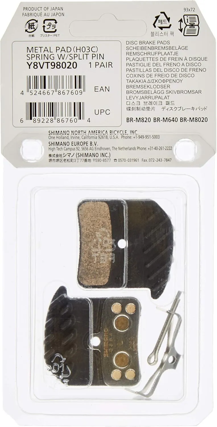 SHIMANO H03c Metallic Disc Brake Pad