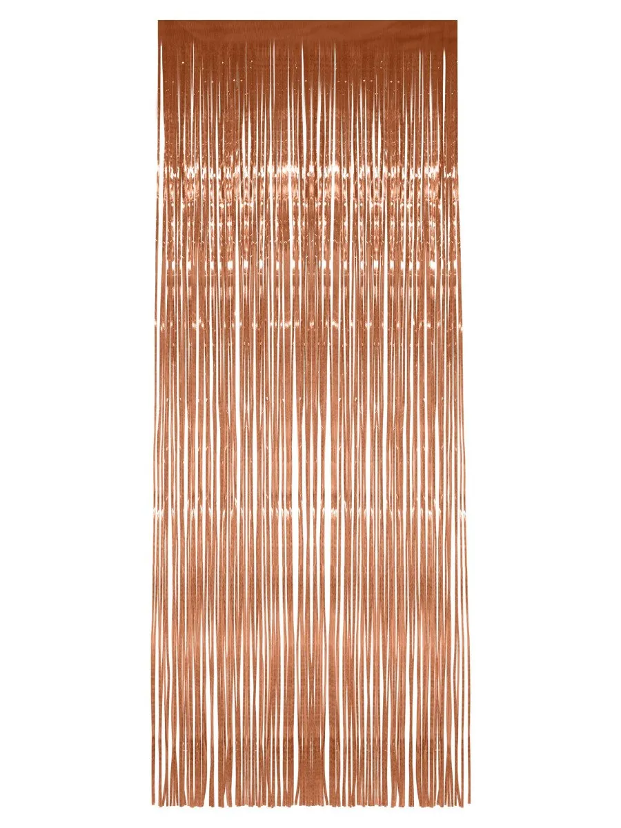 Shimmer Curtain, Rose Gold